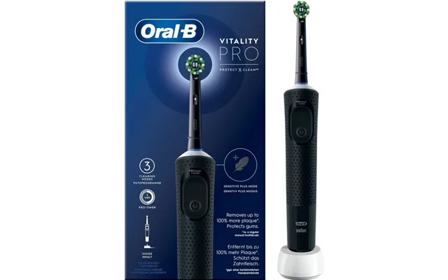 Oral B Vitality Pro Black - Elektrisk Tandborste, Svart