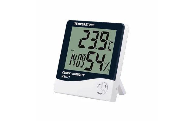 Praktisk Vækkeur Med Temperatur Og Luftfugtighed