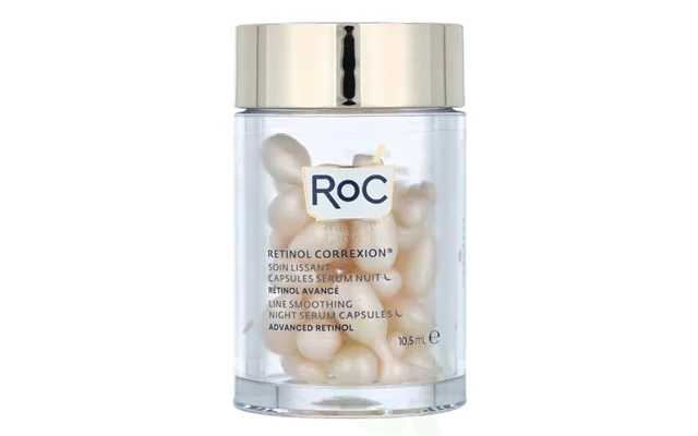 Roc Retinol Correxion Line Smoothing Night Serum 10.5 Ml 30 Capsules