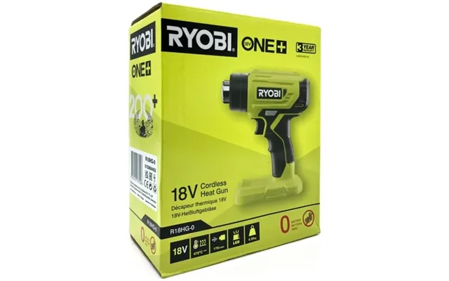 Ryobi One R18hg-0 Varmepistol Uden Batteri Intet Batteri