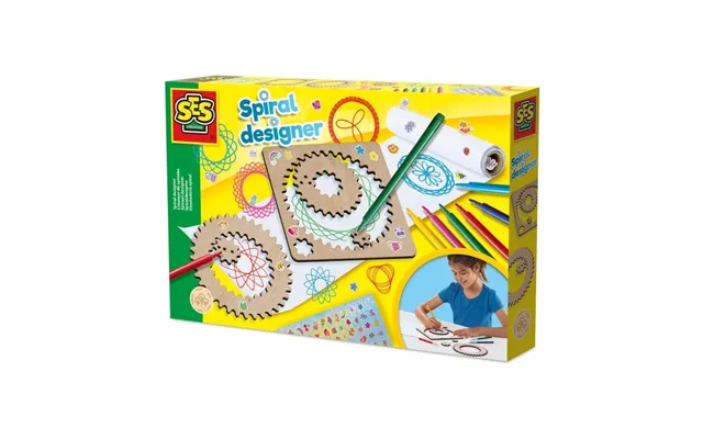 Ses Creative Spiraldesignersæt - Træhjul