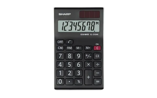 Sharp Lommeregner El310anwh Sort