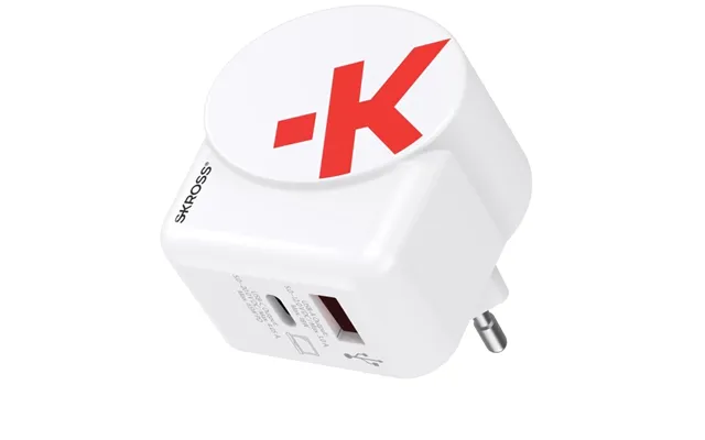 Skross Eu Usb Charger Ac65pd - C To C Cable Included