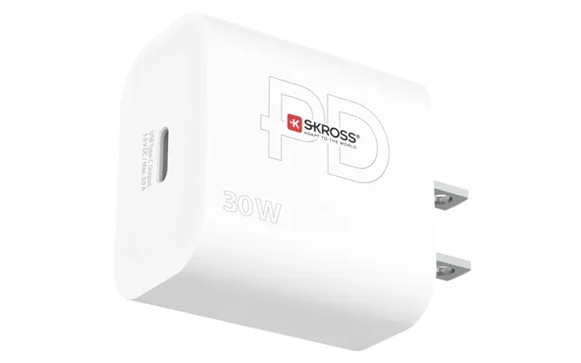 Skross Power Charger Us Japan Mfl. 1xusb-c Pd 30w
