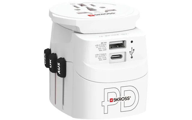 Skross Pro Light World Ac30pd Reseadapter Usb Pd 30w
