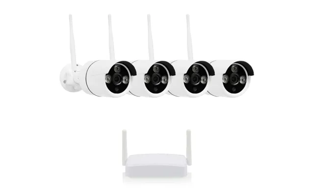 Smartwares Trådlöst Kamerasystem 4 Kameror 1080p Hdmi App