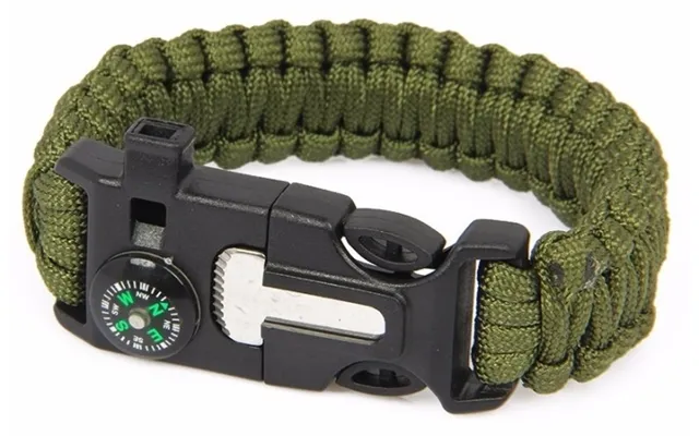 Survival Armbånd - Militærgrøn