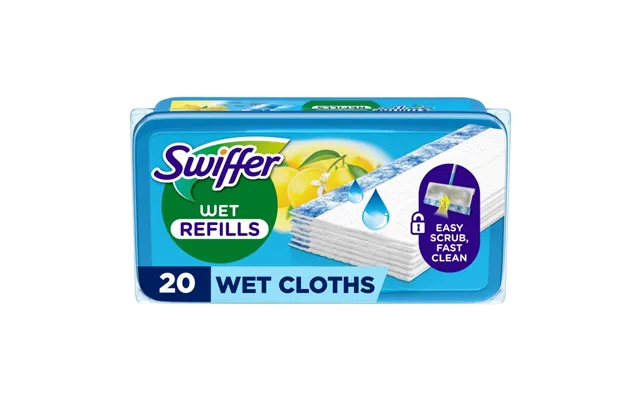 Swiffer Rengöringsdukar För Golv - 20st Fuktiga Med Citrusdoft