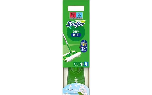 Swiffer Startkit 1 Rengöringsmopp 8st Torra 3st Fuktiga