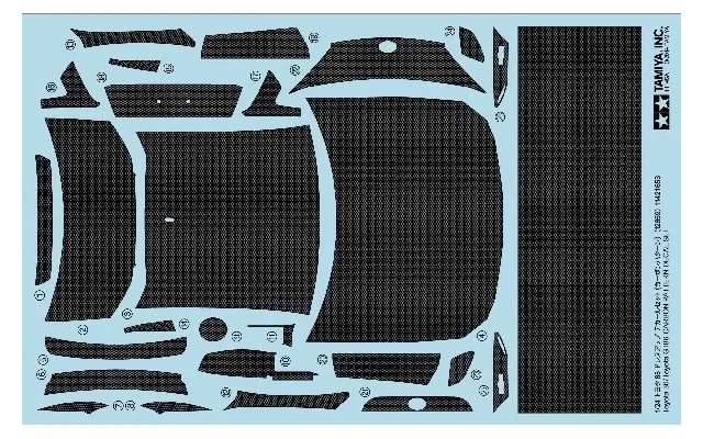 Tamiya 1 24 Toyota 86 Gt86 Carb Decal