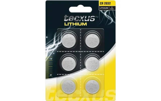 Tecxus Cr2032 Batteri - 6 Stk. I Blister Lithium-knapcelle