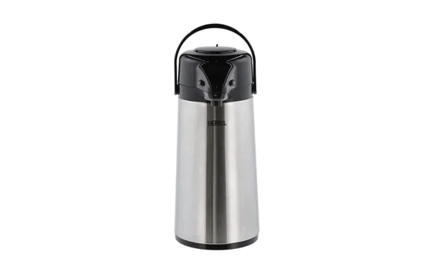 Thermos Kande Med Pumpe 1,9l - Stål Sort 15095