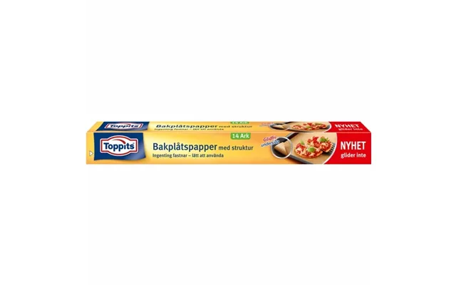 Toppits Bakplåtspapper Glidfri 14 Ark