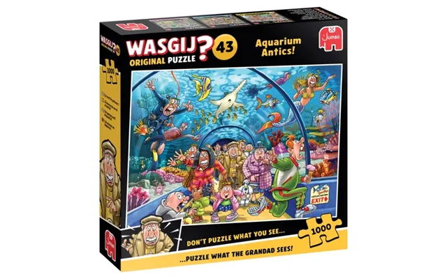Wasgij Original 43 Aquarium Antics 1000 Brikker
