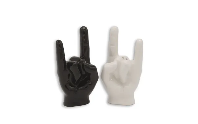 Winkee Rock Hand Salt- Og Peberbøsse - Salt- Og Peberdispenser