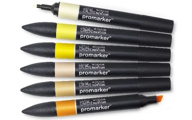 Winsor Promarker Set - Yellow Tones 6pcs