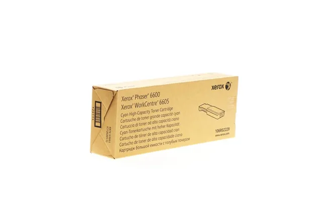 Xerox Toner 106r02229 Cyan Høj Kapacitet