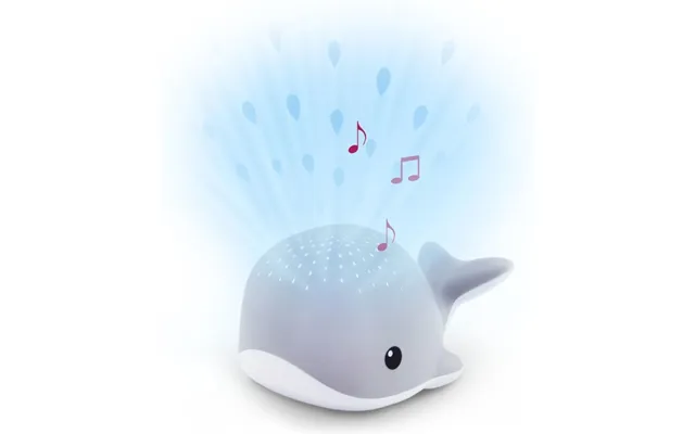 Zazu Wally The Whale Projektor Natlampe - Grå