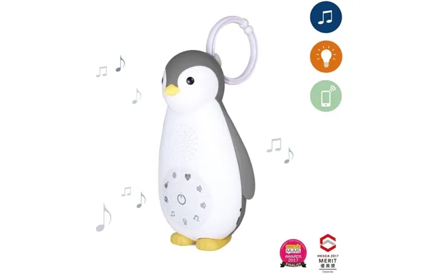 Zazu Zoe Højttaler Natlampe - Pingvin