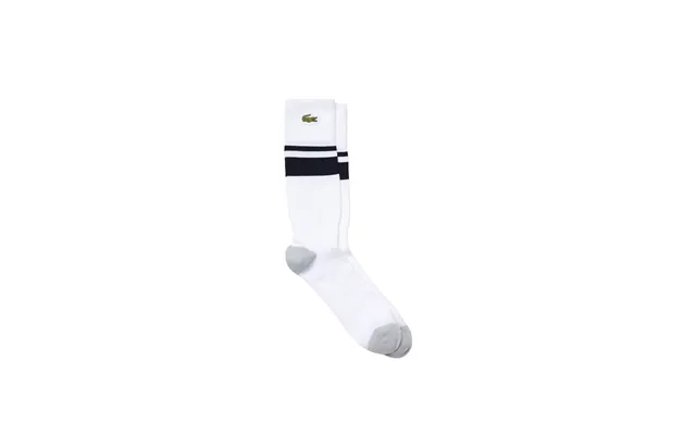 Lacoste Sport Compression Zone Striped Socks 1-pack White - Old