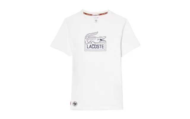 Lacoste Ultra-dry Roland Garros Edition Tennis T-shirt White - Old