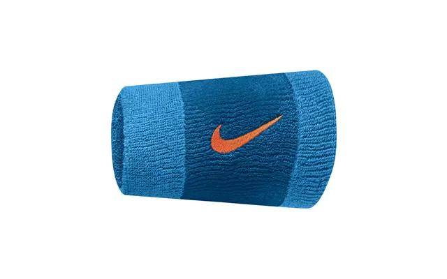 Nike Swoosh Double Svedbånd Blå Orange 2 Pak