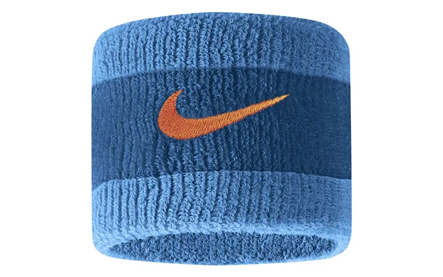 Nike Swoosh Svedbånd Blå Orange 2 Pak - Old