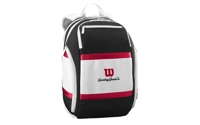 Wilson Courage Collection Backpack Black White Red