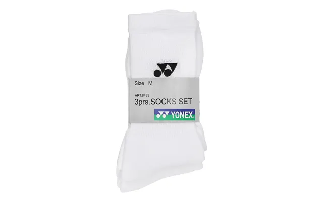 Yonex Performance Socks 8433 3-pack White