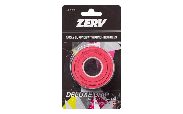Zerv Deluxe Grip Rød 3-pak - Old