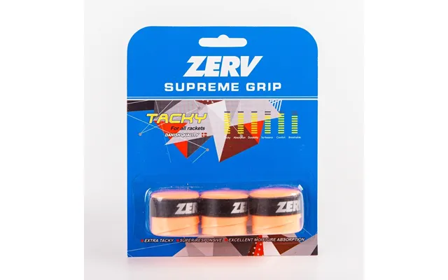 Zerv Supreme Grip Orange 3-pak - Old