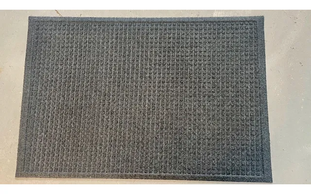 Dørmåtte Indendørs - 2. Sortering-60x90 Cm Med Skævt Mønster Grå
