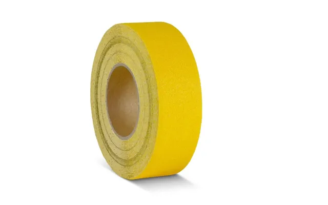 Skridsikker Tape - Formbar-gul Rulle 50mm X 18.3 Meter. R13 Korn 60