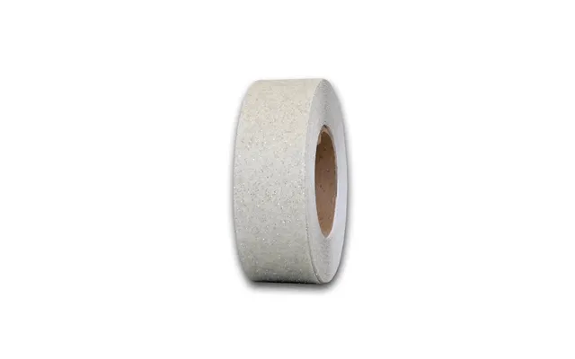 Skridsikker Tape - Glittergrip-transparent M. Sølv Glimmer Rulle 50mm X 18