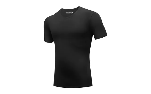 1-pak Bambus T-shirts V-hals - Sort