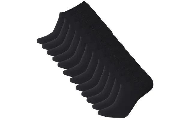 12-par Bambus Footies - Sort