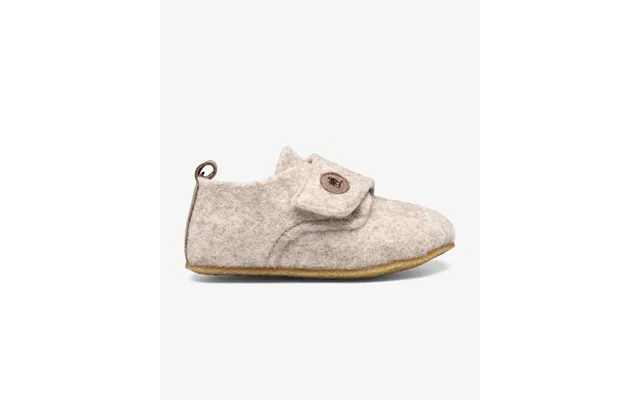 Hjemmesko Uldfilt - Børn Beige