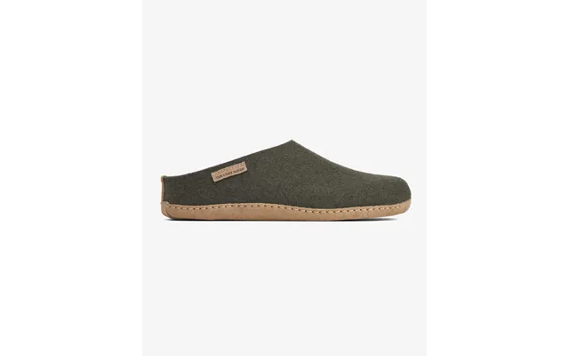 Tøffel Med Skindsål Forest Green