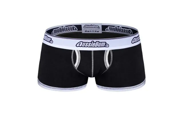 Aussiebum Enlargeit 2.0 Hipster Sort Bomuld Medium Herre