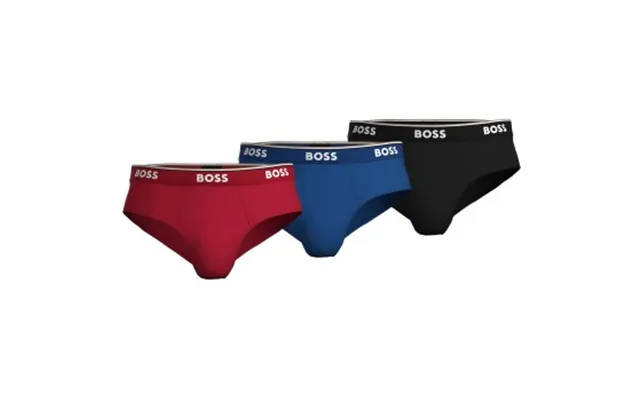 Boss 3p Power Brief Blå Rød Bomuld Xx-large Herre