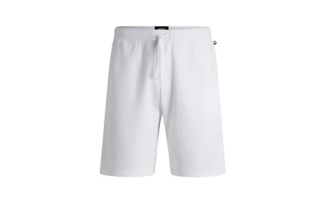 Boss Waffle Nightwear Shorts Hvid Small Herre