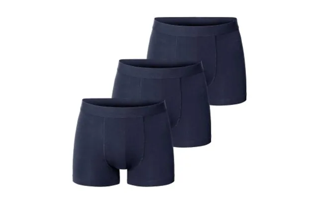 Bread And Boxers Boxer Briefs 3p Marineblå Økologisk Bomuld Medium Herre