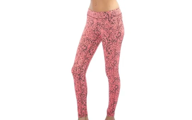 Casall Abstract Tights Orange Mønster 38 Dame