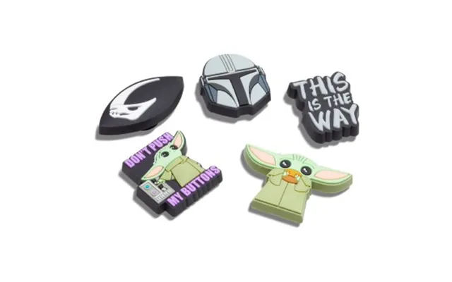 Crocs 5p Jibbitz The Mandalorian Flerfarvet One Size Barn