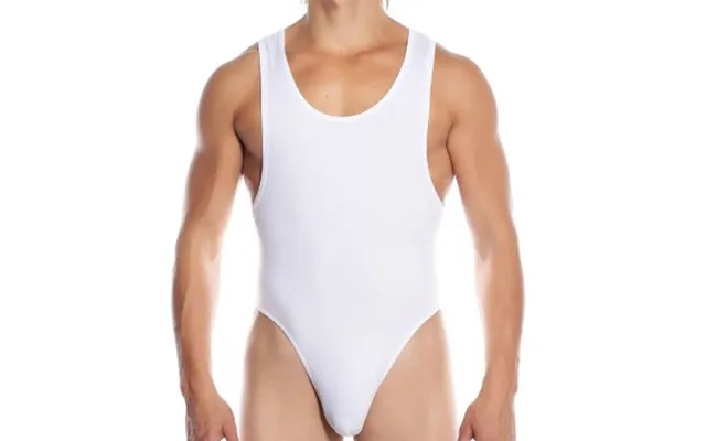 Doreanse Men String Body Hvid Large Herre