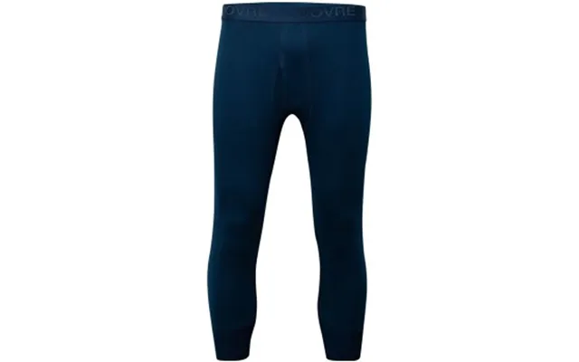 Dovre Three Quarter Long Johns Mørkblå Bomuld Small Herre
