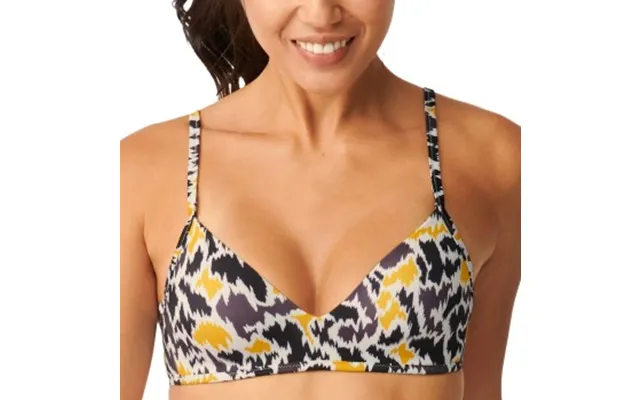 Sloggi Shore Fancy Guppy Bikini Top Sort Gul Xl Dame