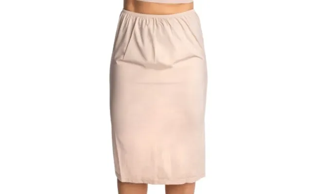 Trofe Slip Skirt Long Beige Medium Dame