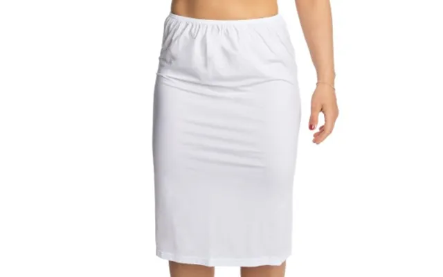 Trofe Slip Skirt Long Hvid Xx-large Dame