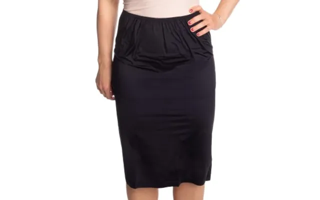 Trofe Slip Skirt Long Sort Xx-large Dame